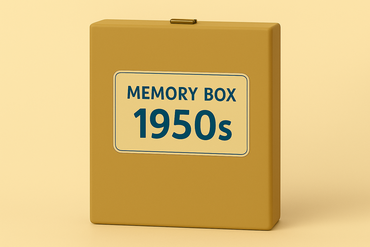 Memory Box 1950s – buitenkant